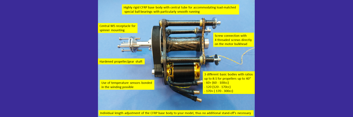 Das Single-Gear-Hybrid nimmt Konturen an . . . . :-) - Single-Gear-Hybrid; CFK-Getriebe; Zahnriemengetriebe; Neuentwicklung
