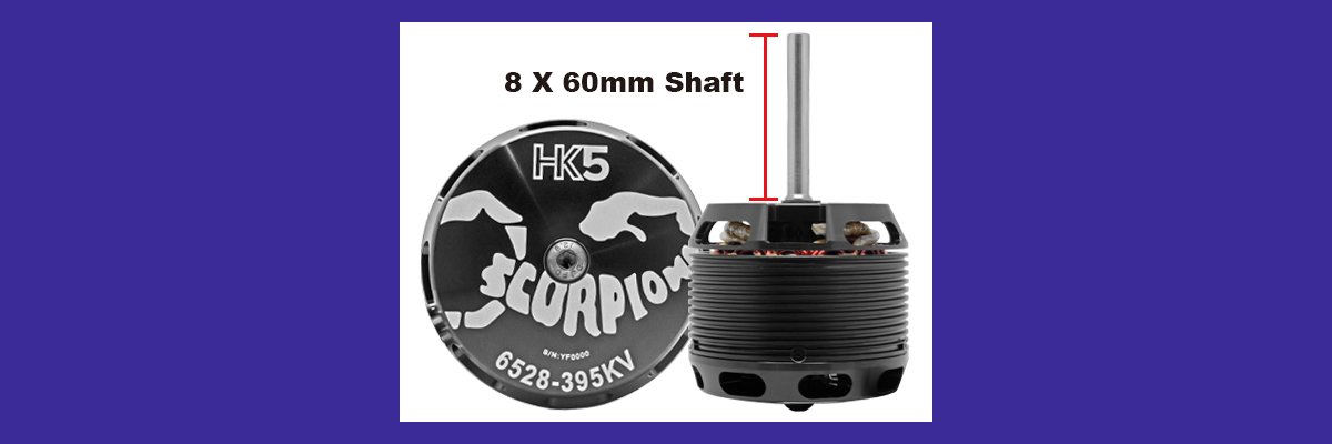 We measured him! . . . . The new SCORPION HK5-6528-395KV with facts and figures! - SCORPION-HK5-6528-395KV